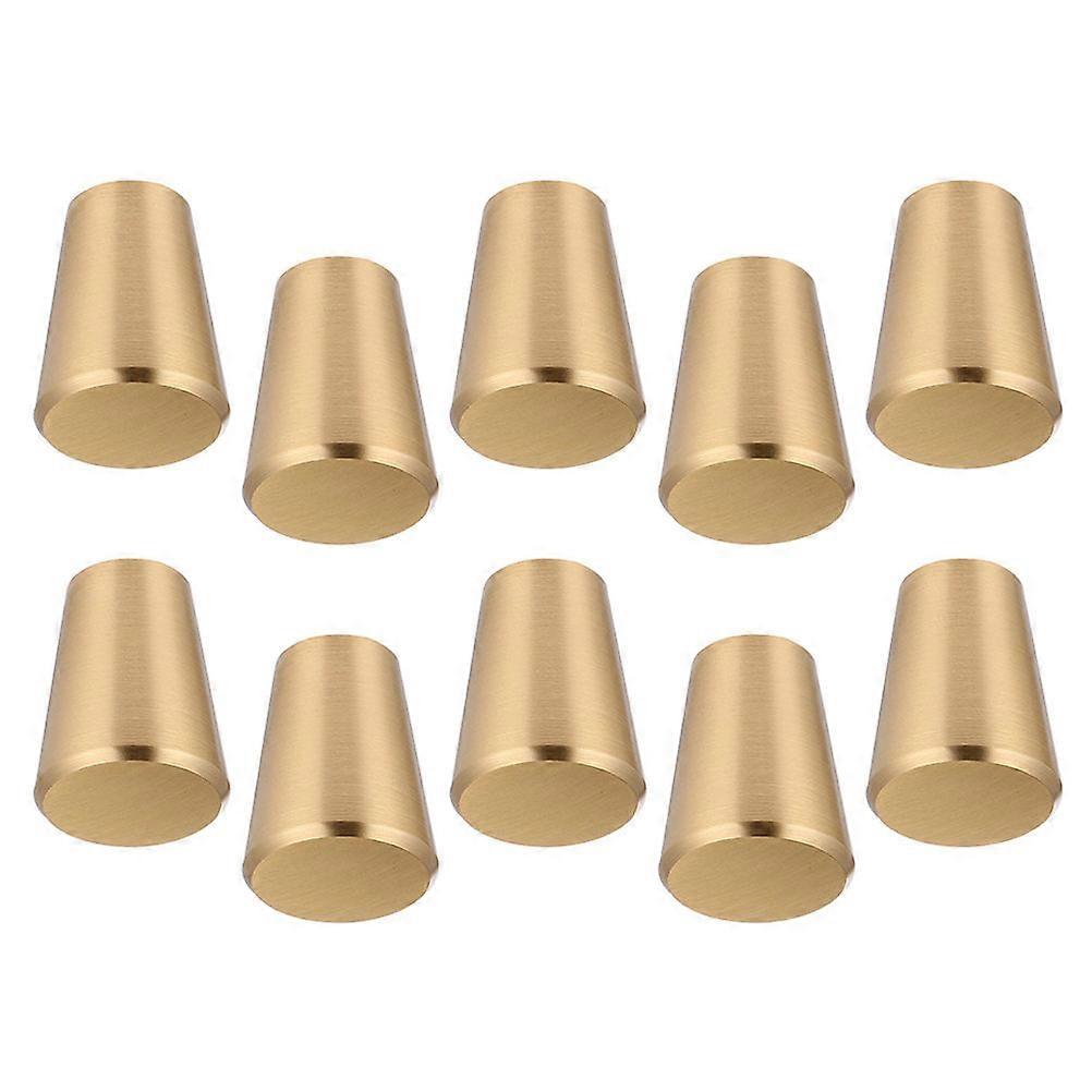 10Pcs Modern Style Cupboard Door Knobs Wardrobe Drawer Pull Handles Golden Knobs