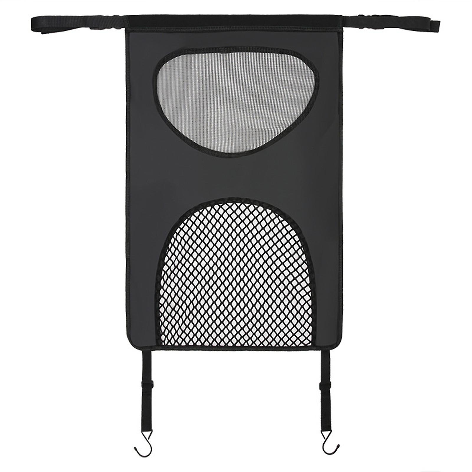 Universal Car Protection Net Car Barrier Elastic Rear Seat Barrier Pet Net Car Separation Car Separation Barrier For Dog Cat 69cm X 46cm-macaron