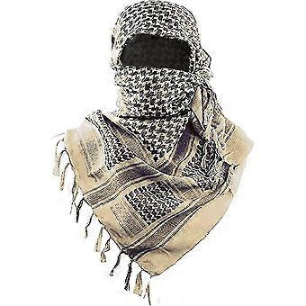 De tactische Omslag van de Woestijnsjaal/100% Katoenen Keffiyeh Sjaalomslag voor Mannen en Vrouwen Premium