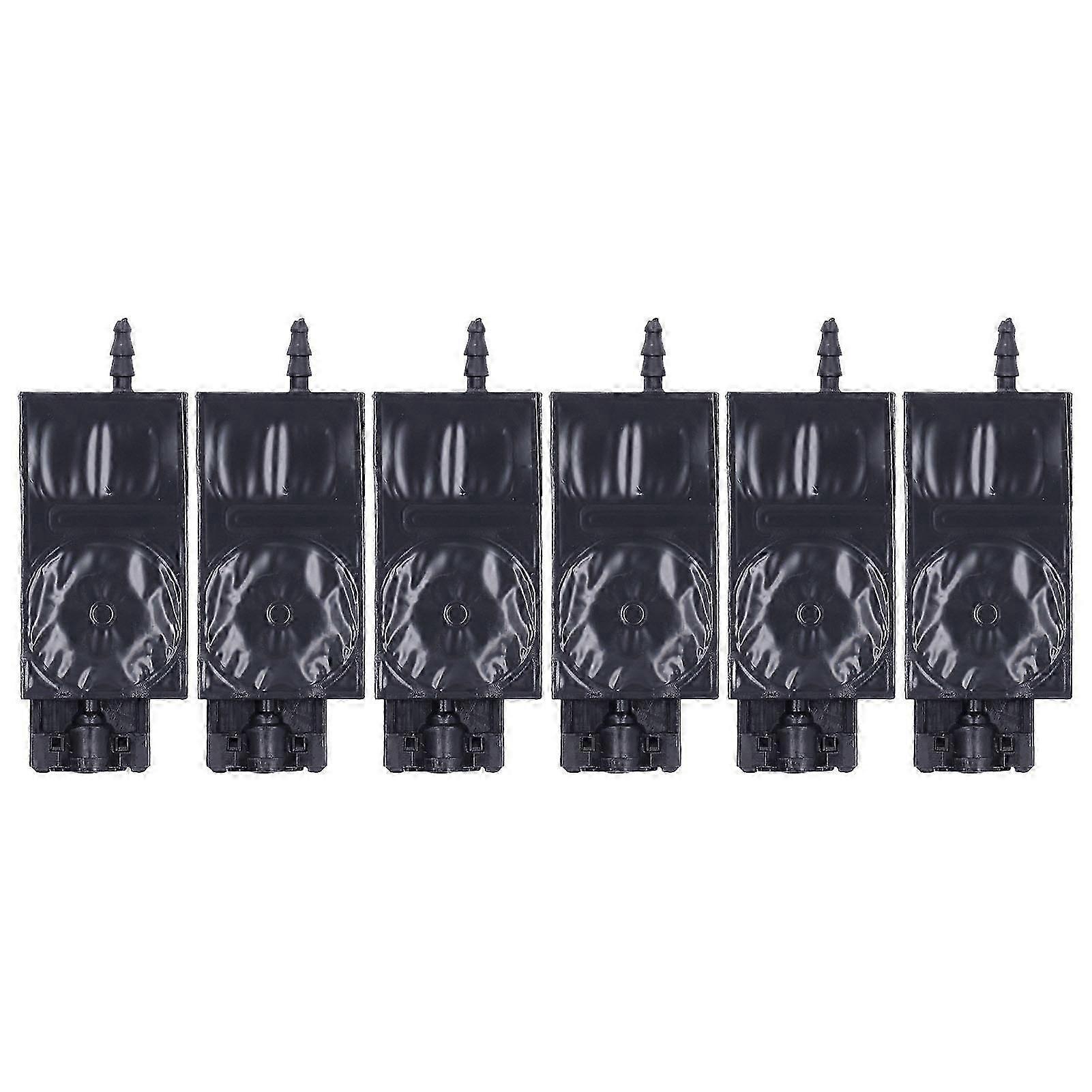 6Pcs Ink Damper Solvent Inkjet Head Rectangular PP Damper Replacement compatible with XP600 PrinterBlack