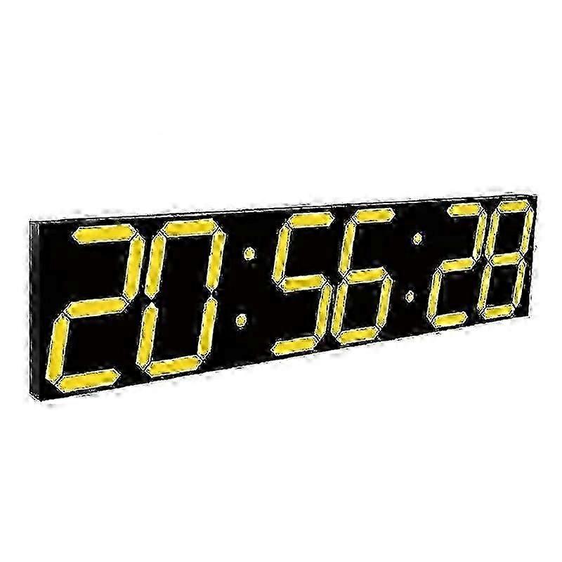 Multifunctional LED Digital Wall Clock, Remote Control, Temperature, Alarm, Sealed Box