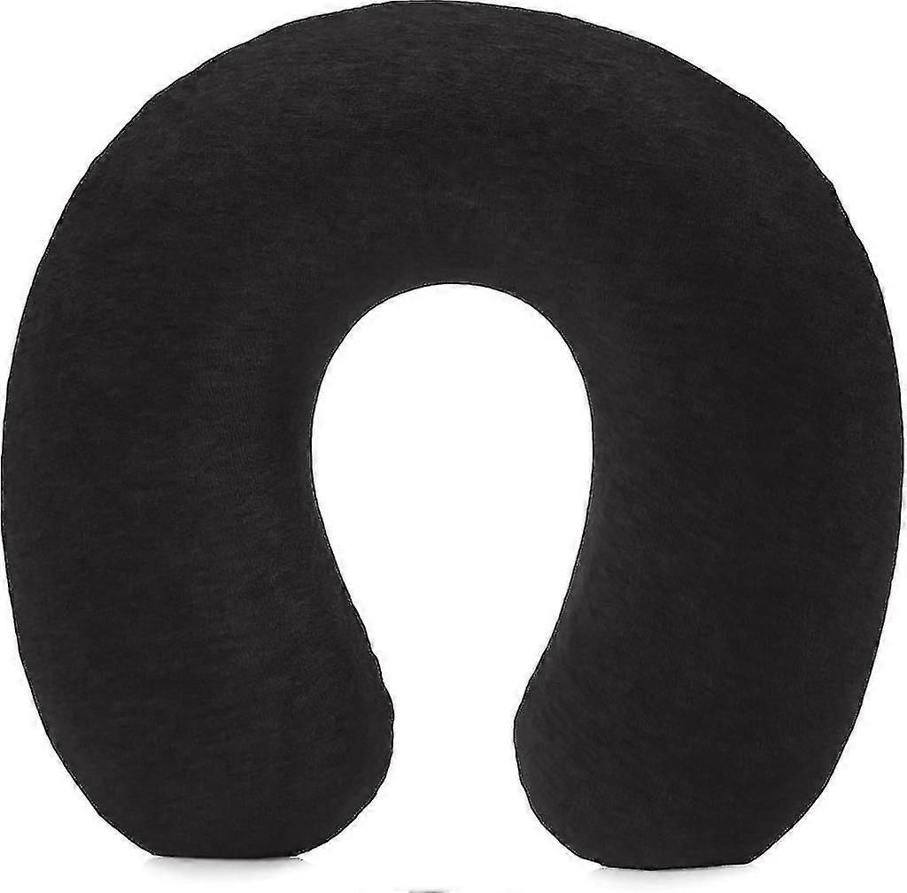 Memory Foam Neck Pillow, Black