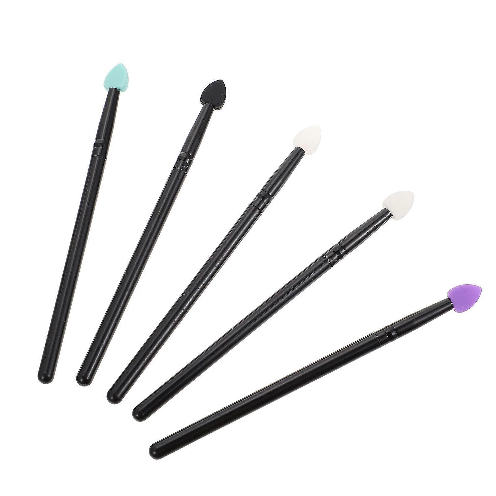 Silicone Eyeshadow Brush Set for Practical Makeup Application 5Pcs