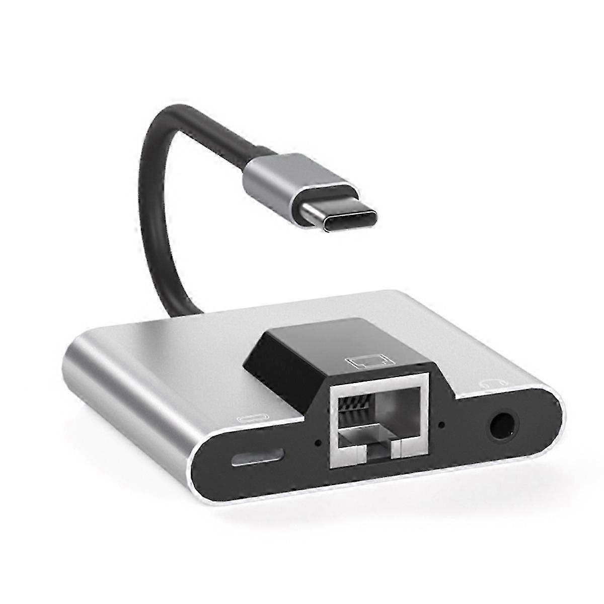 Type-C Mobile Network Card Network Cable Converter to RJ45 Ethernet Adapter