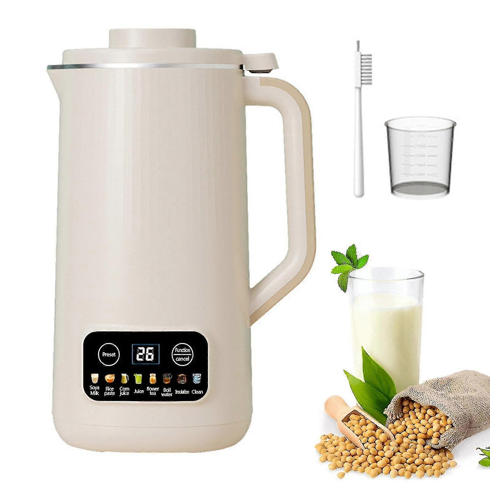 Multi-functional Nut Milk Maker Machine, 20 Oz Automatic Soy Milk Machine, Machine With Delay Start/keep Warm/self-cleaning-Yvan