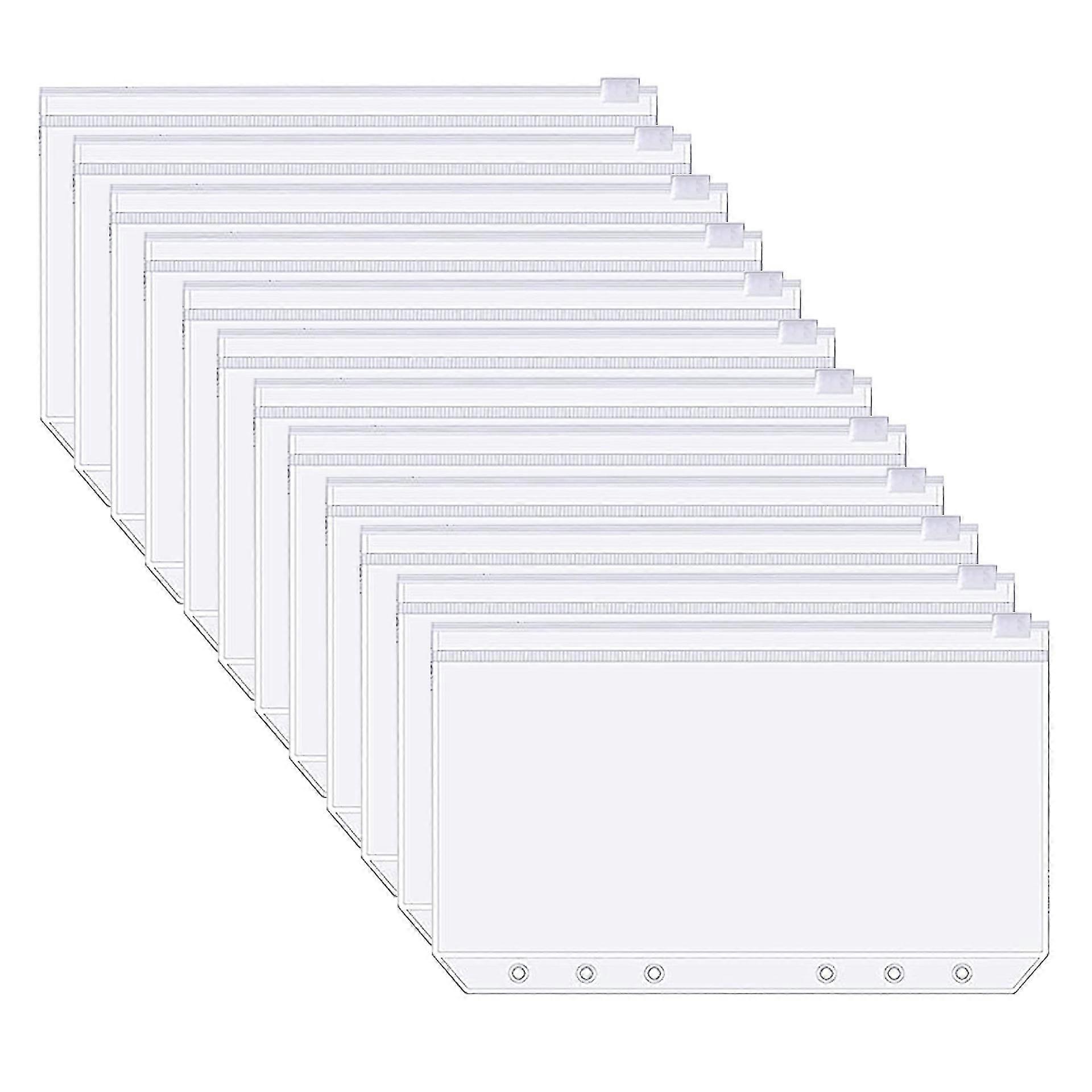 A6 Size 6 Holes Binder Pockets Plastic Binder
