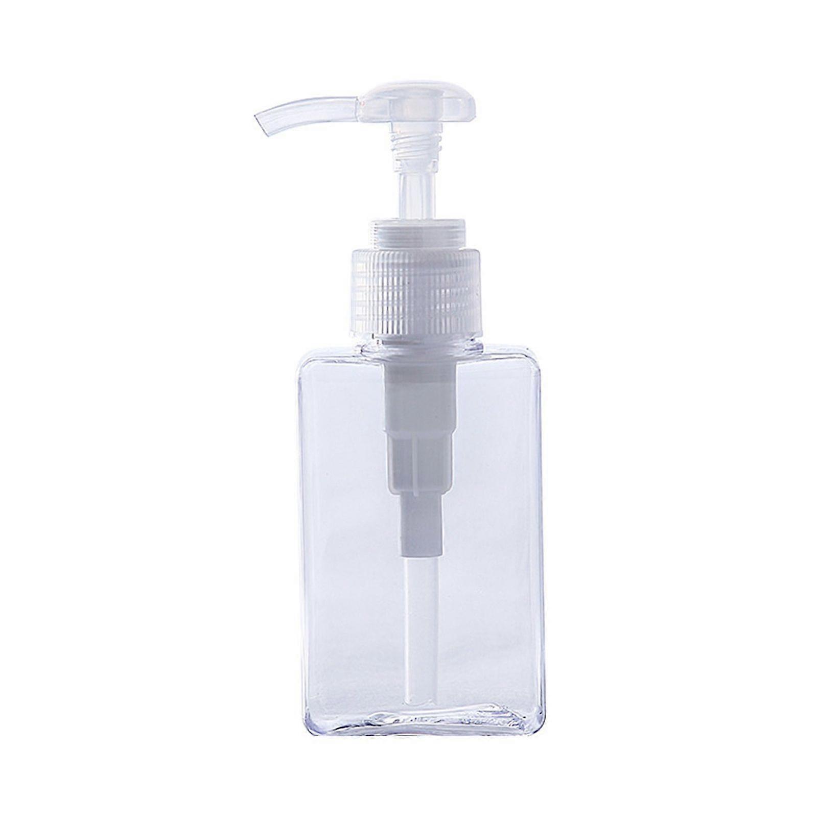 100/250/450ml Press Type Empty Transparent Multiple Capacities Lotion Bottle Shampoo Refillable Storage Bottle