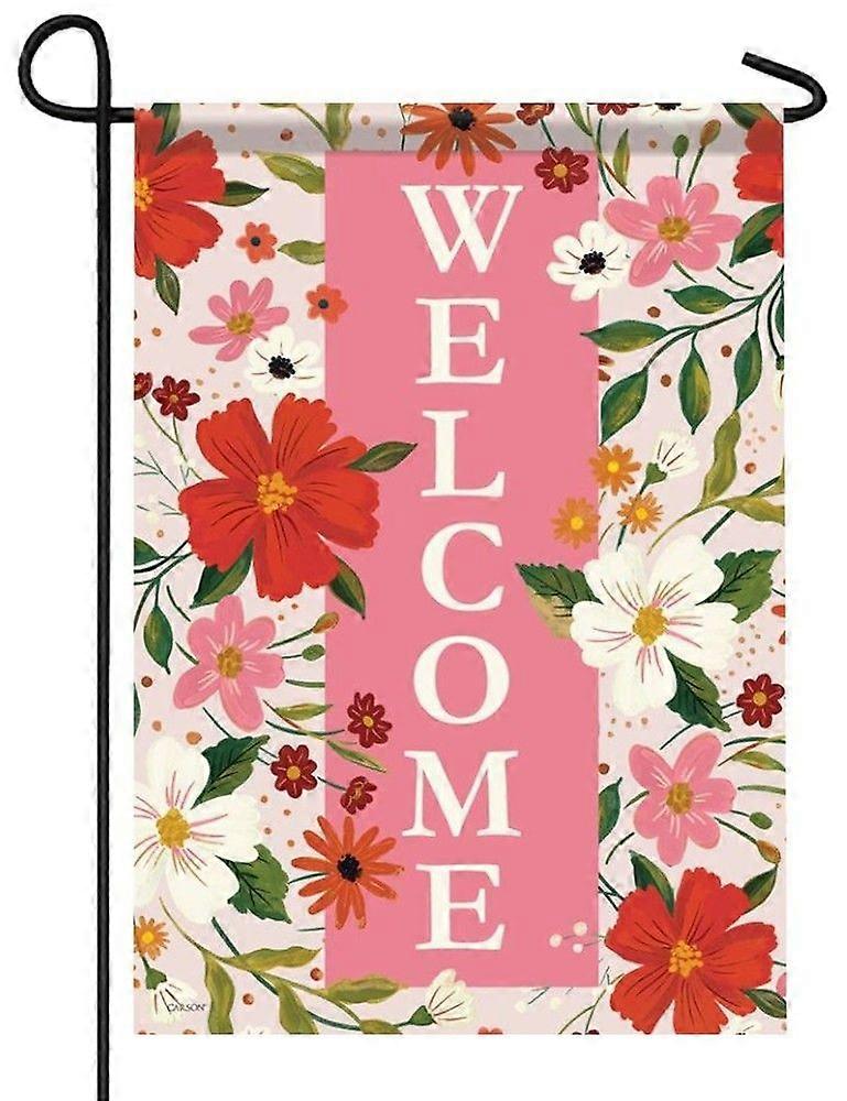 Blush Welcome Flag FFGG-2328