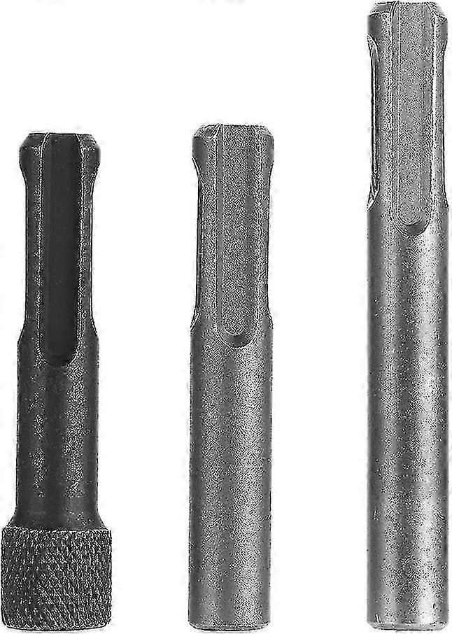 SDS Screwdriver Socket Adapter 3pcs 1/4" Hex