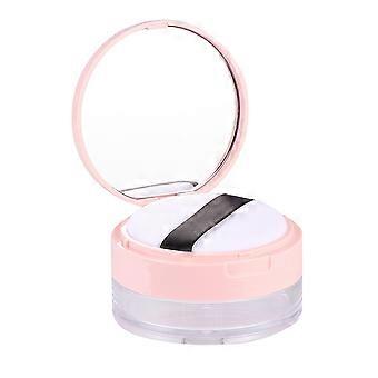 Cosmetic Case Compact Powder Box for Storage 2Pcs Assorted Color