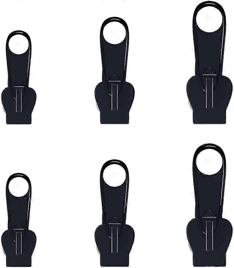 6Pcs Fix Zip Puller - Replacement Sliders for Universal Metal Sewing Kit