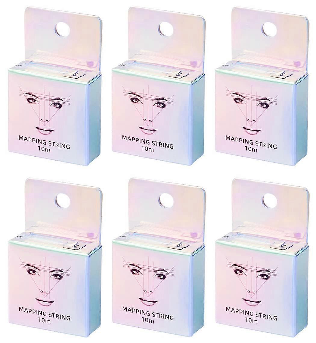 Eyebrow Mapping String, Preinked 10m Pack, Crisp Lines, Thin Durable Cotton
