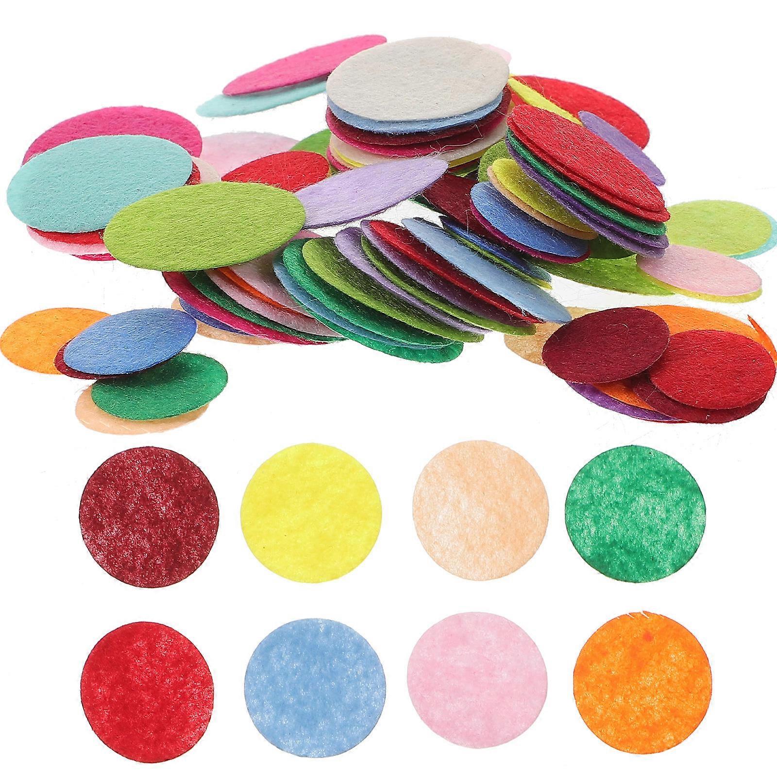 100Pcs Professional Felt Fabric Sheets Felt Cloth Sheets DIY Craft for Sewing Patchwork