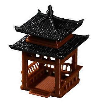 Pavilion Statue for Garden Decoration Plastic Model