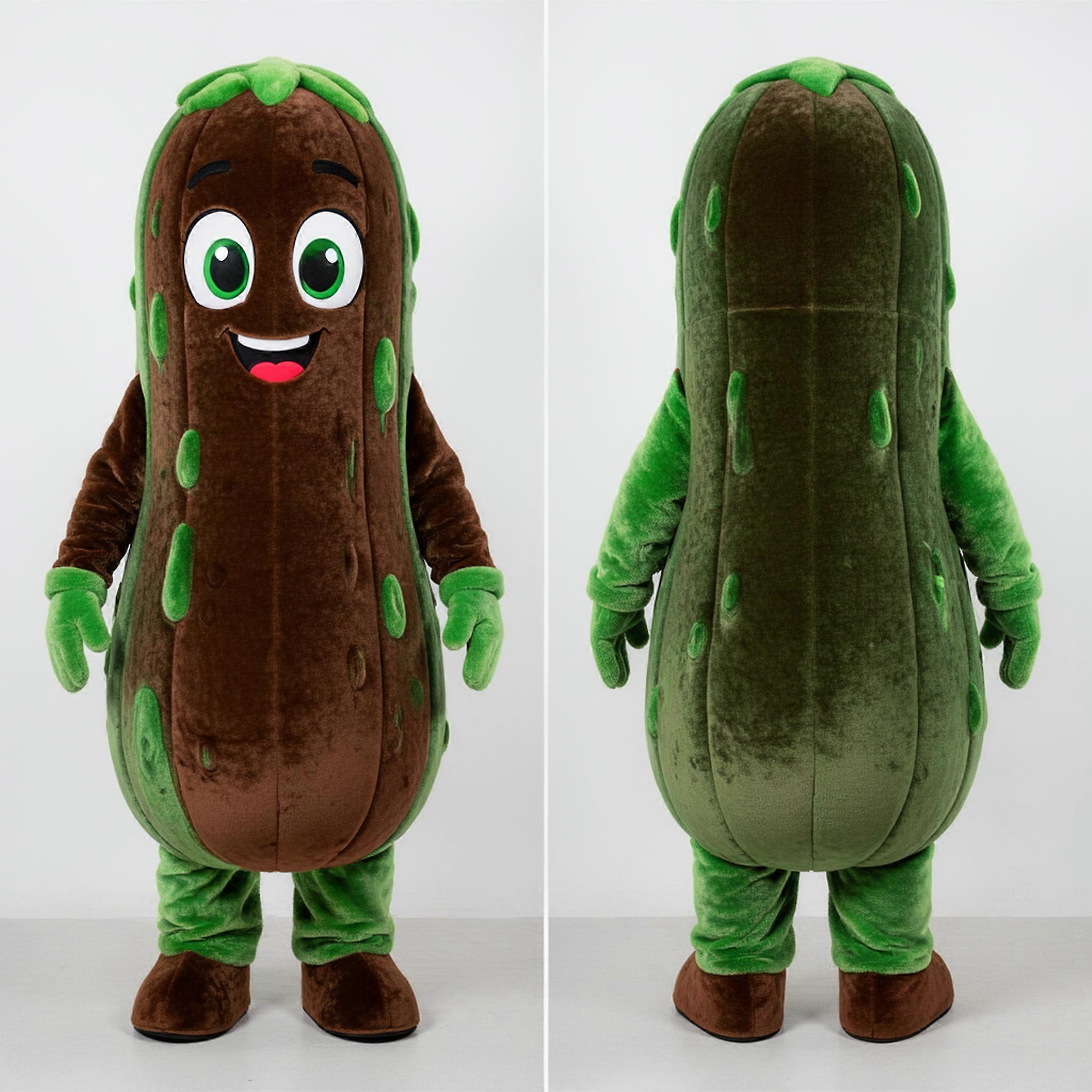 MASTICOT Emerald Green Plump Cucumber Mascot