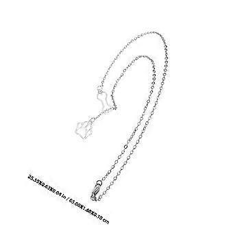 Collana per animali domestici, collana con cane in stile cartone animato, gioiello in lega per coppie