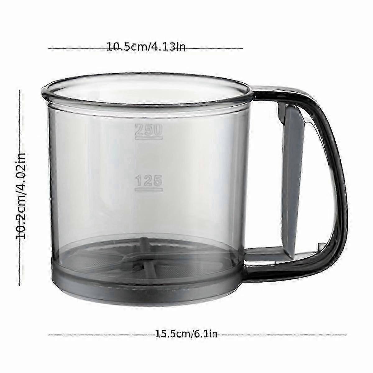 Semi-Automatic Flour Sifter - Hand Designed Baking Tool for Flour Sifting