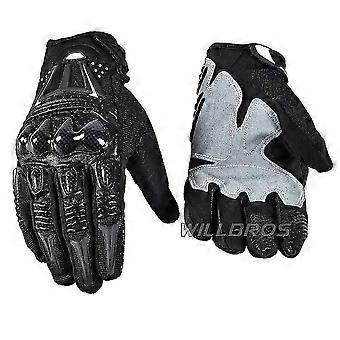 Men's Bomber Gloves, For Mountain Bicycle, Off-road, Enduro, Motocross, Cycling, Black & Green