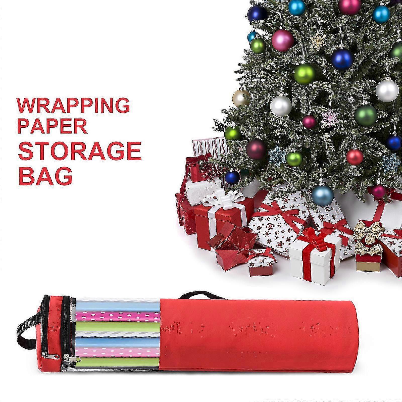 Clear PVC Wrapping Paper Storage Bag