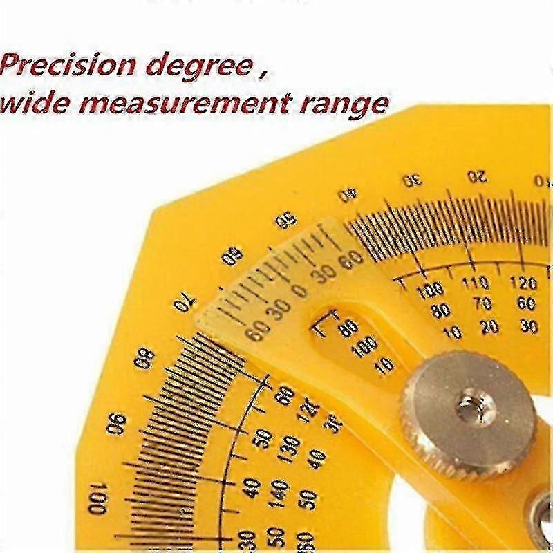 Angle Finder Protractor Adjustable Slide Ruler Guide Positioner Portable (1pcs)