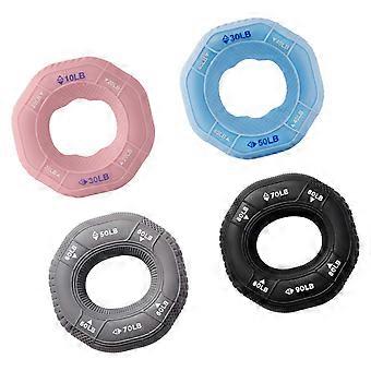 Hand Grip Exercise Trainer Grip Strength Rings Set with Washable Texture for Forearm Practice, Desk-Break Use and Controlled Squeeze Training Support