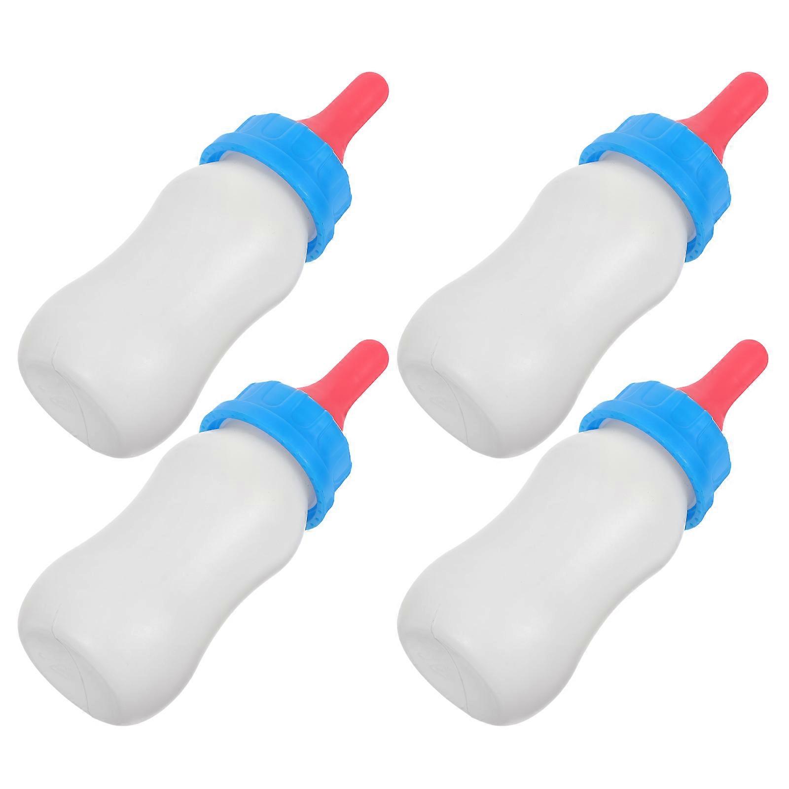 Ensemble de 4 biberons pour veaux à usage agricole