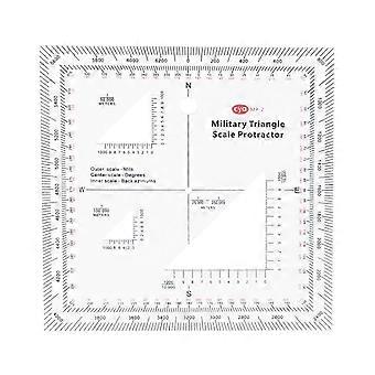 MGRS USNG Compatible Topo Map Protractor
