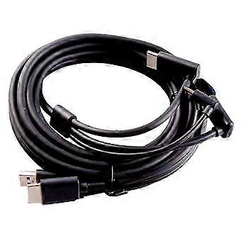 5m Vive 3-i-1 HDMI USB DC-kabel
