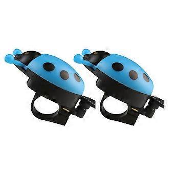 Kids Bike Bell Ring Blue Ladybird Bells 4Pcs for Bike Accessories