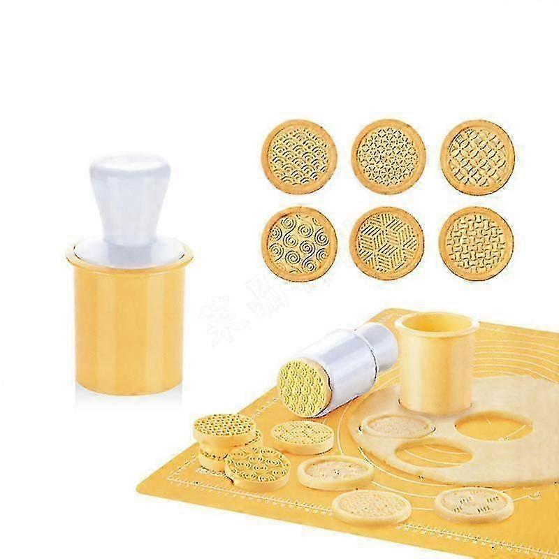 6-Pattern Biscuit Stamp Set Flexible