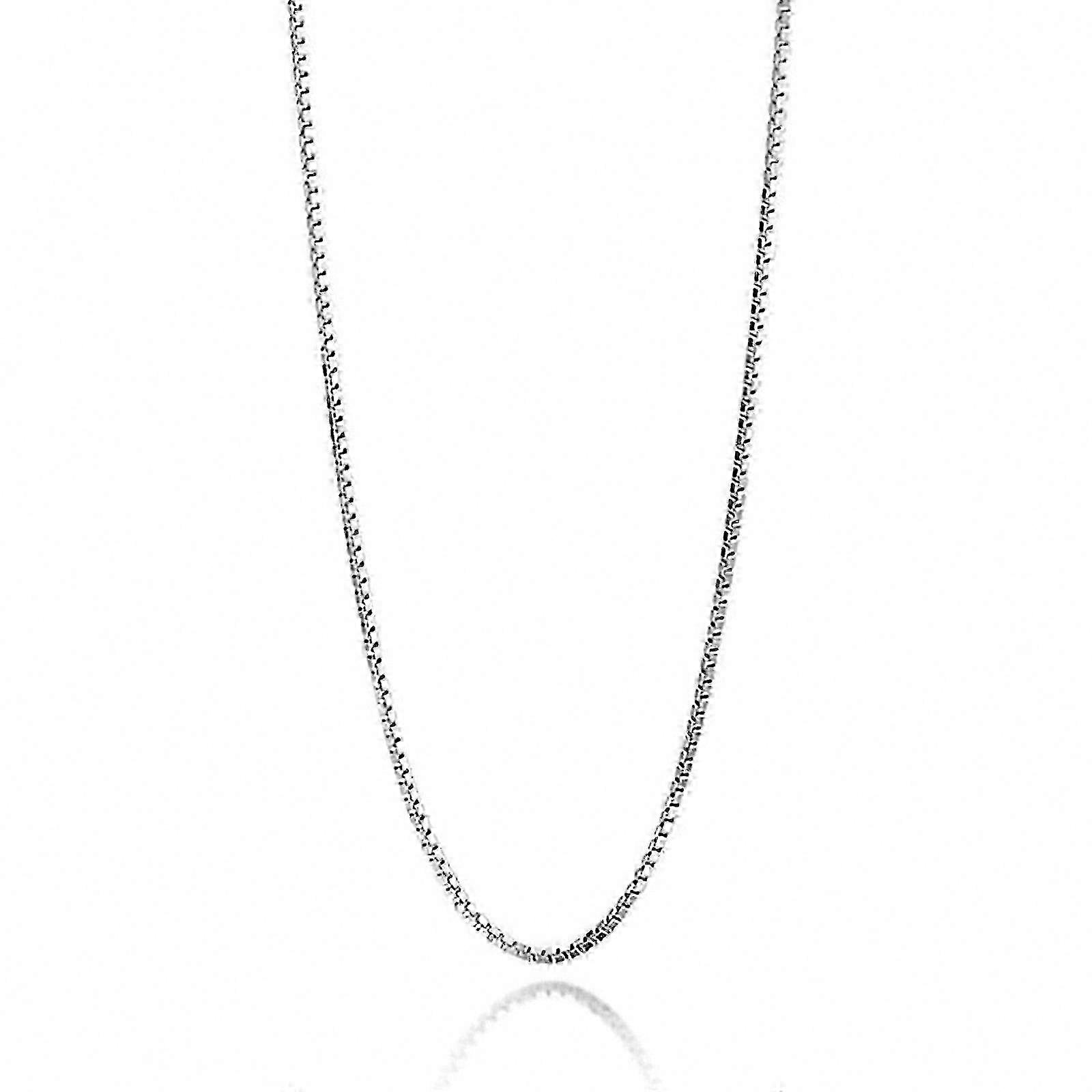 Snake Bone Chain Necklace 925 Silver 1mm