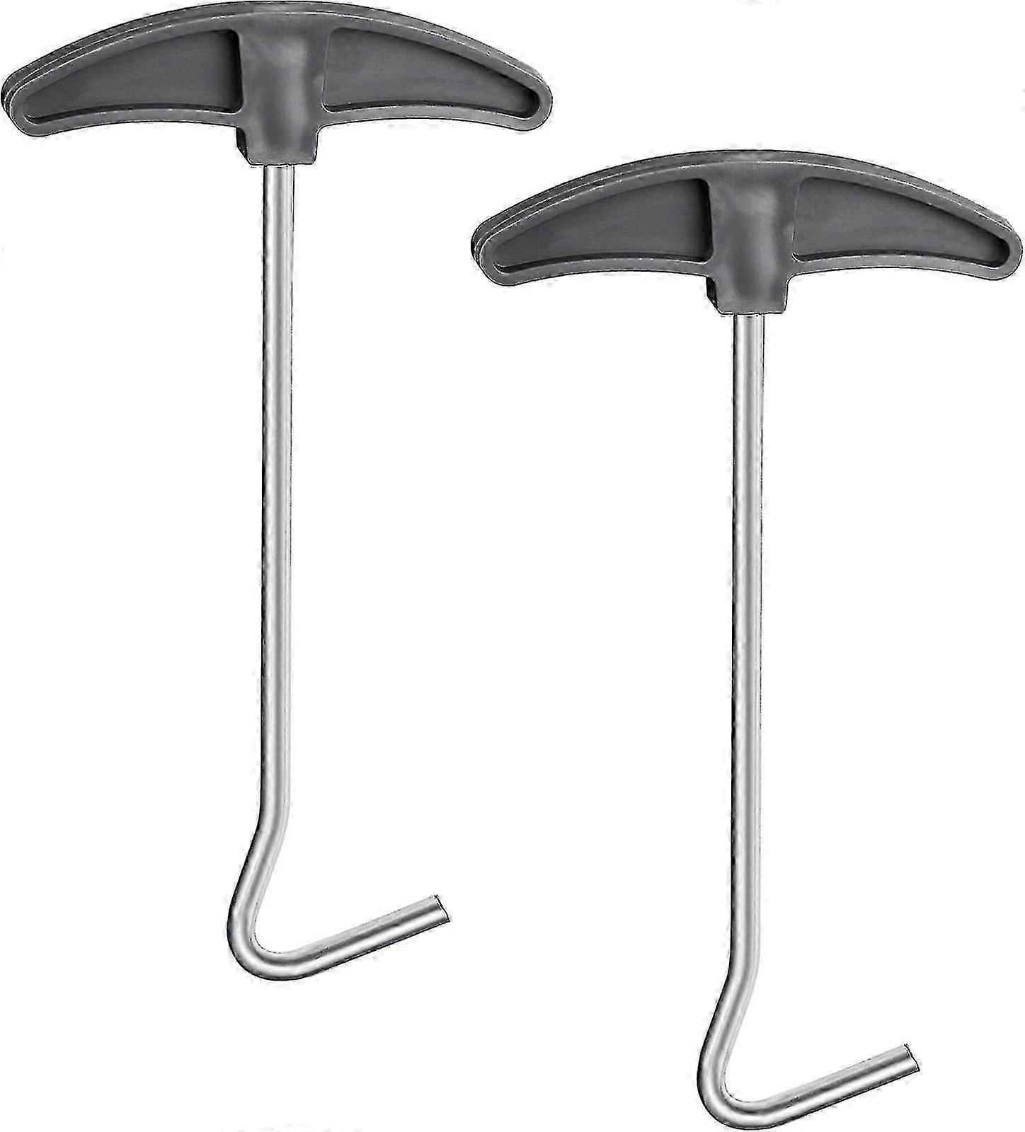 2pcs Stake Puller Tent Stake Pullers Ground Stake Hook Peg Puller Hook Puller compatible with Easy Stake Removal
