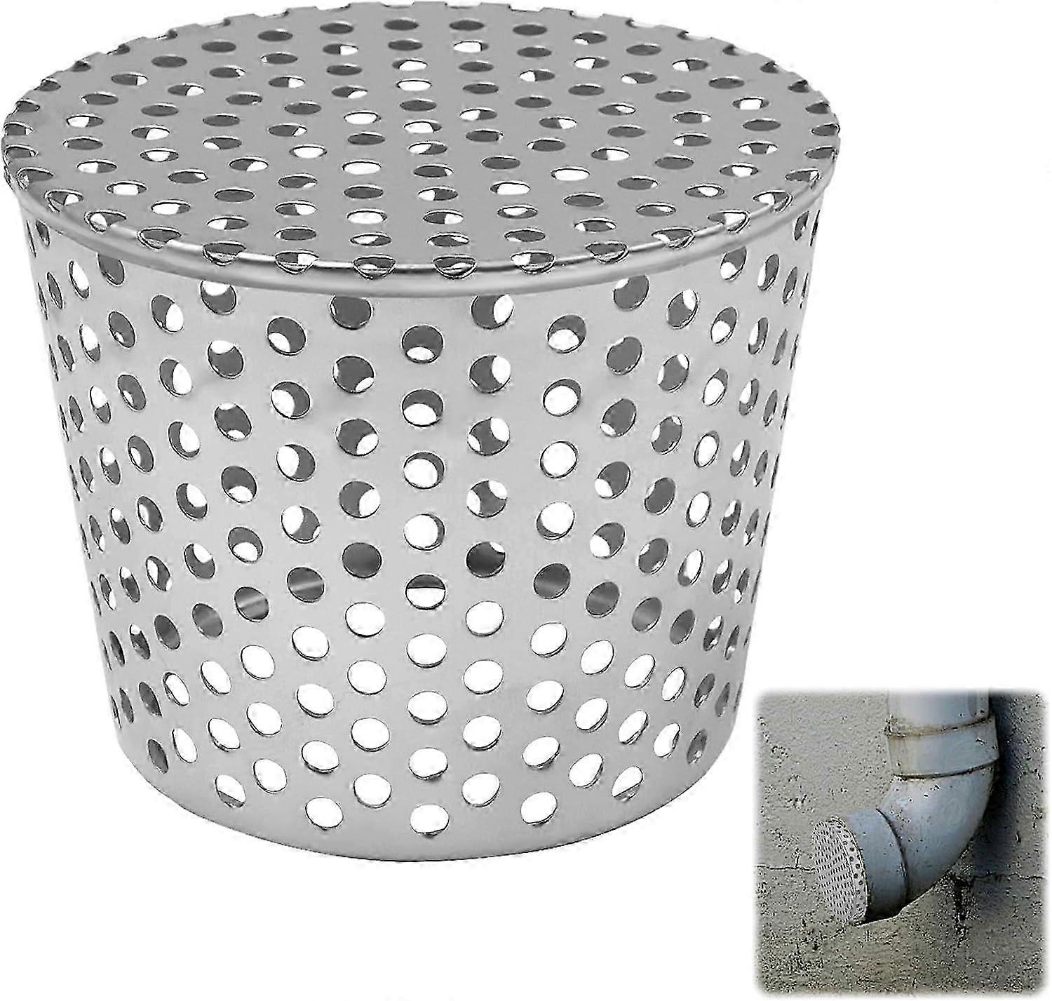 Fine-Mesh Stainless Downpipe Protector