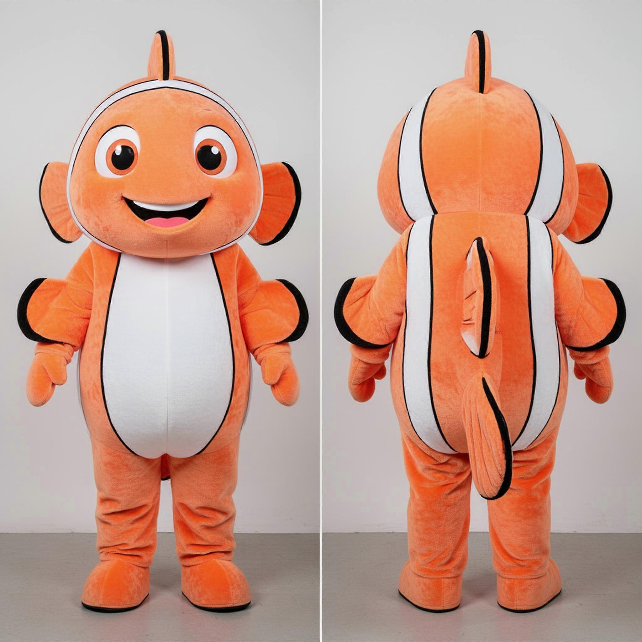MASTICOT Peach Vibrant Clown Fish Mascot