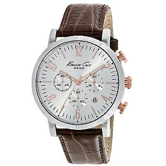 Kenneth Cole kjole sport kvarts analog mand ur med koskind armbånd 10020827