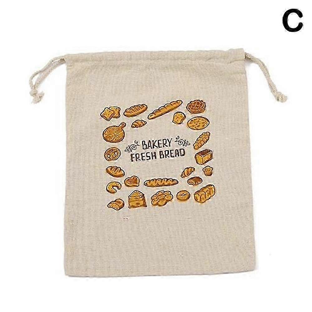 Breathable Linen Bread Storage Bag
