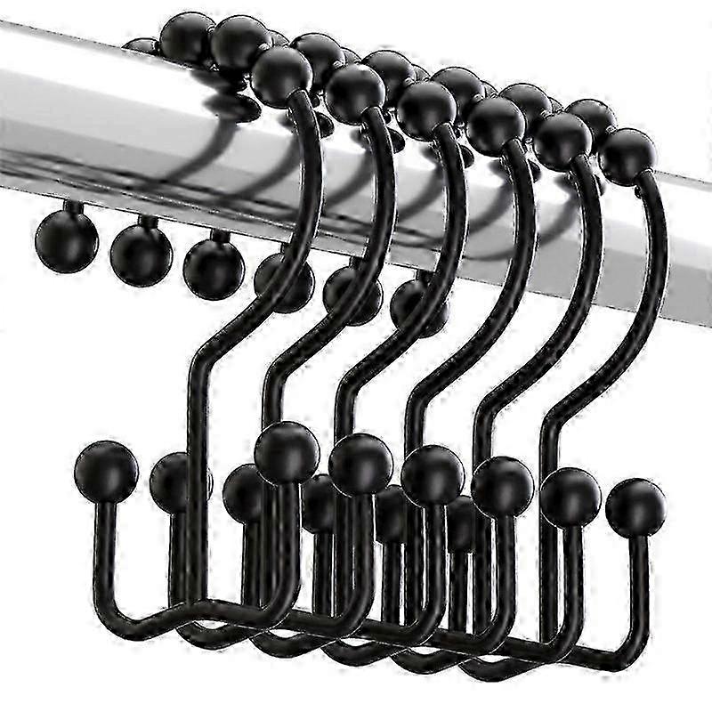 Polished Double Shower Ring Hooks