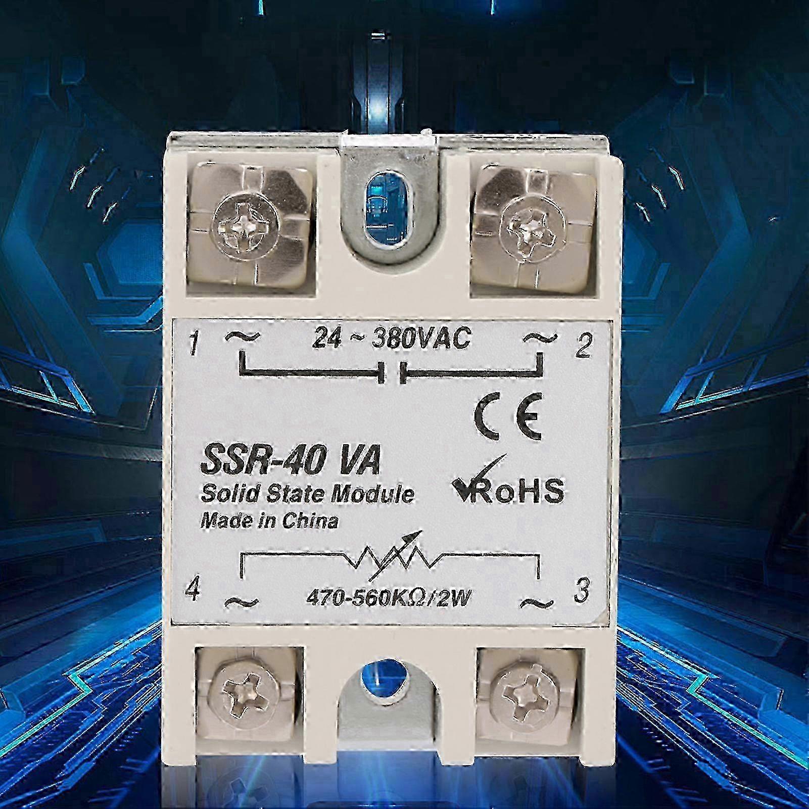 40VA Single Phase SSR-40VA Solid State Relay Industrial Automation