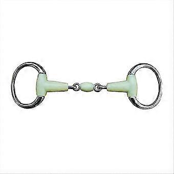 Horse Snaffle Bit, Stainless Steel Loose Ring Horse Mouth Bit-JNNJV