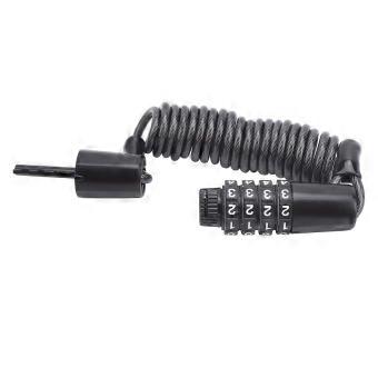 Bike Cable Lock Portable Motorcycle Bicycle Helmet Password Lock Anti Theft Cycling Supply#k1