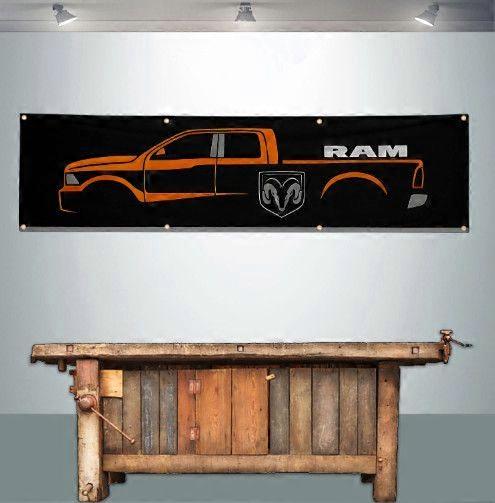 DODGE RAM BANNER FLAG HF0234