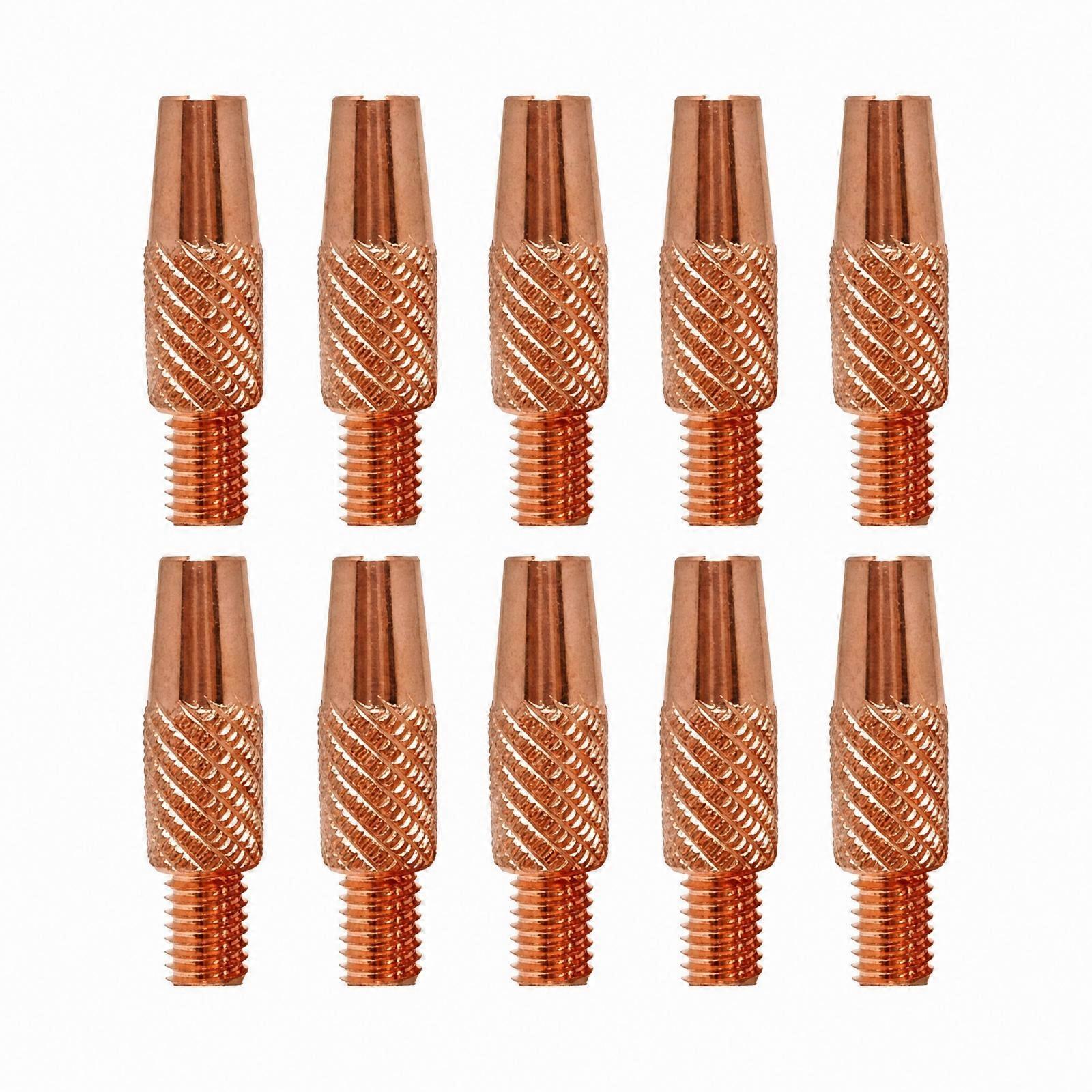 10 Pieces Copper Joining Tip Consumable MIG Replacement Tip Easy to Operate