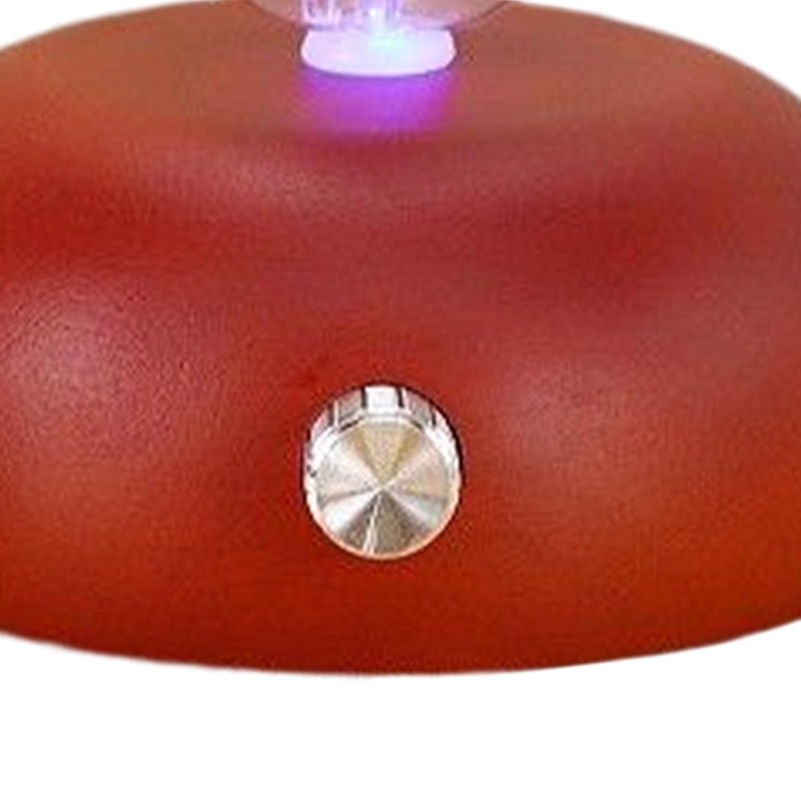 Wood Base Glass Aromatherapy Essential Oil Diffuser EU Plug Dark Wood Grain