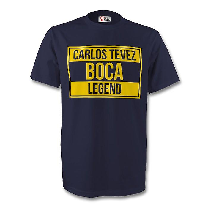 Carlos Tevez Boca Juniors Legend Tee (navy)