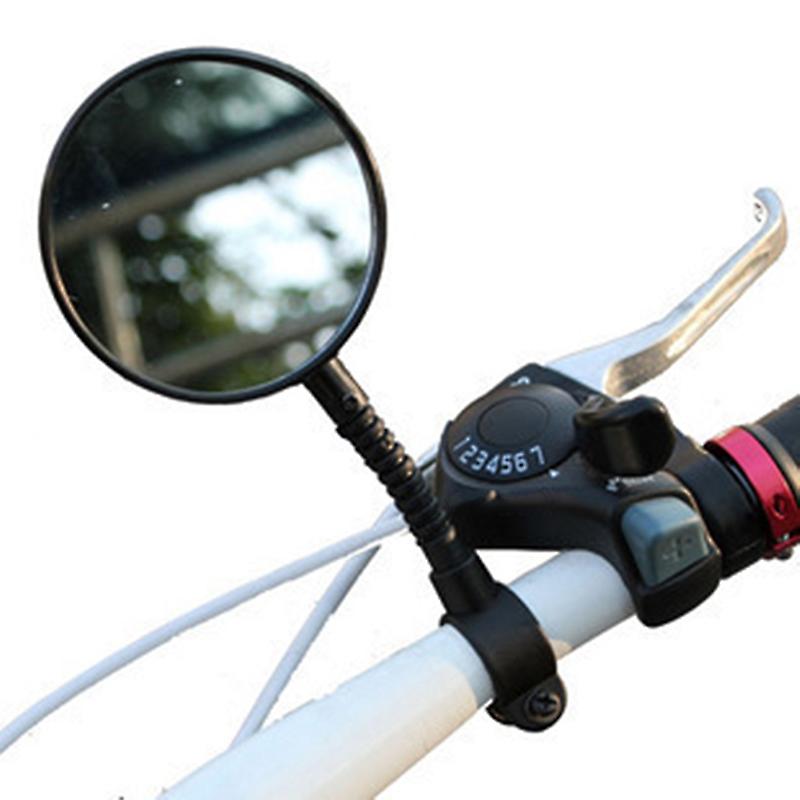 2pcs Bicycle Mirror Bike Handlebar Flexible Rear Back Mirror Rearview