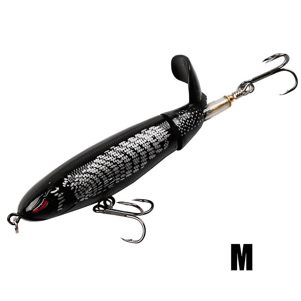 Bass Fishing Lures 13G/10CM with Rotating Spins Tail for Bass Trout Topwater Floating Hard Baits