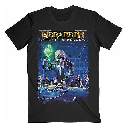 Megadeth Unisex Adult Rust In Peace 30th Anniversary Back Print T-Shirt