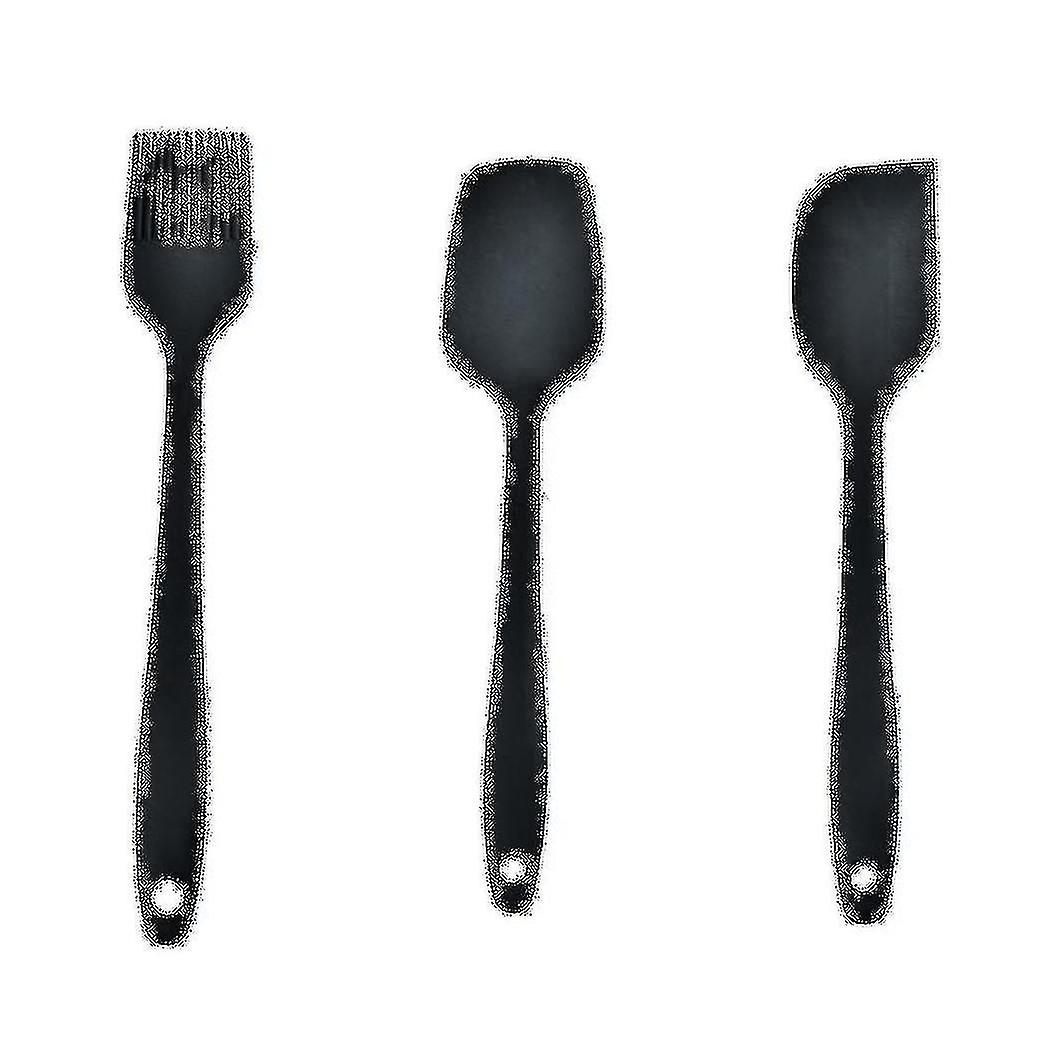 3 Piece Set Cake Spatula Oil Brush Silicone Kitchenware Set
