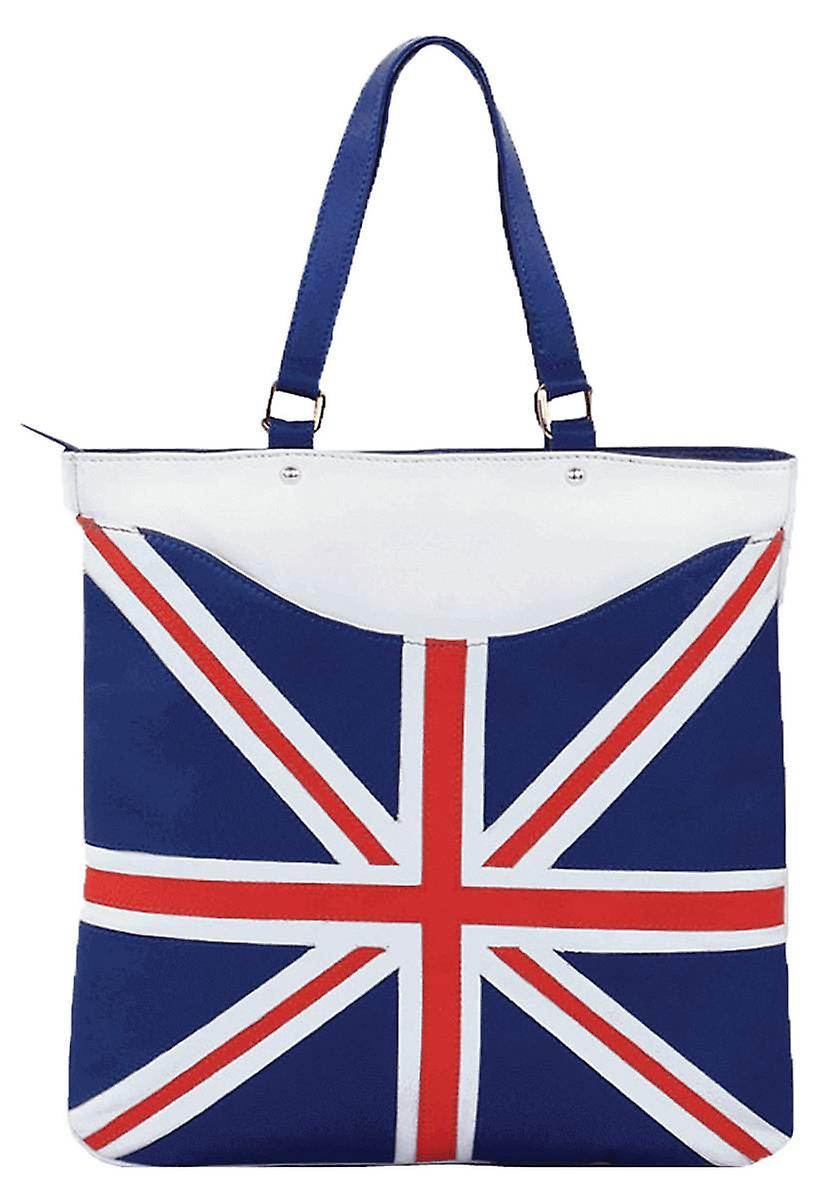 Assots London Oasis Union Jack Large Tote Bag - Red/White/Blue