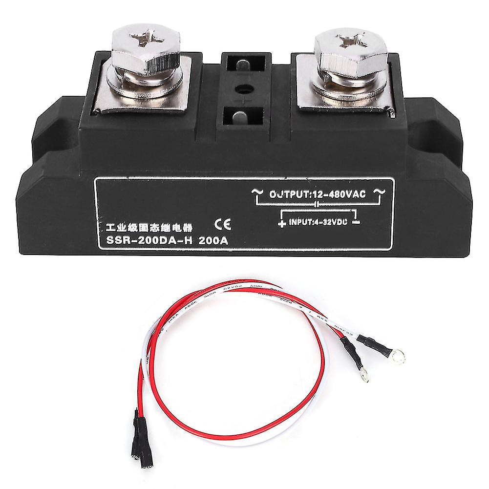 Ssr-200da-h High Power Industrial Solid State Relay Accessory Electrical Supplies